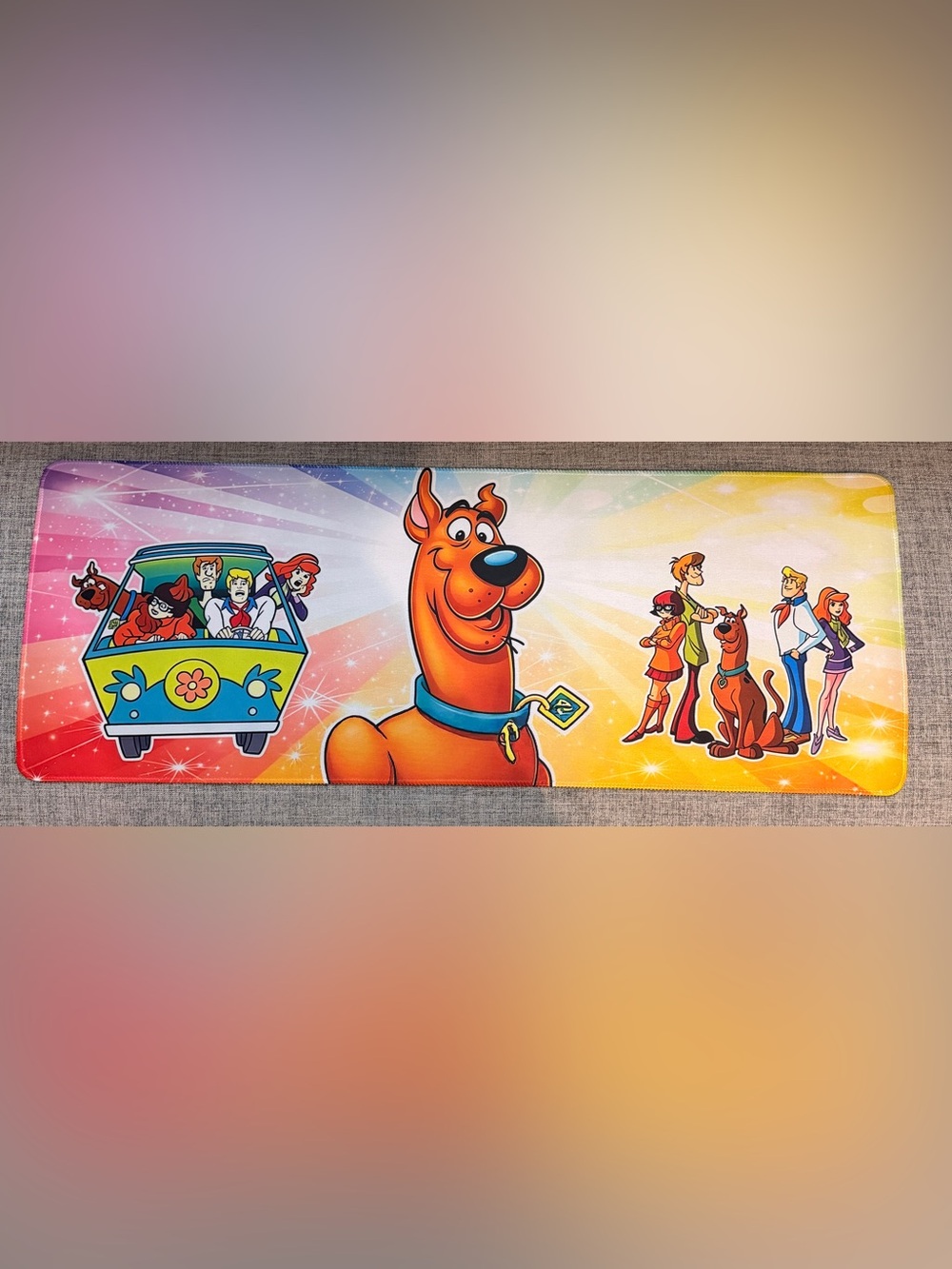 Orange Dog keyboard Mat with Blue Collar - Licensed Pet Accessory